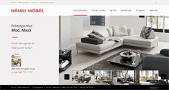 Desktop Screenshot of haennimoebel.ch